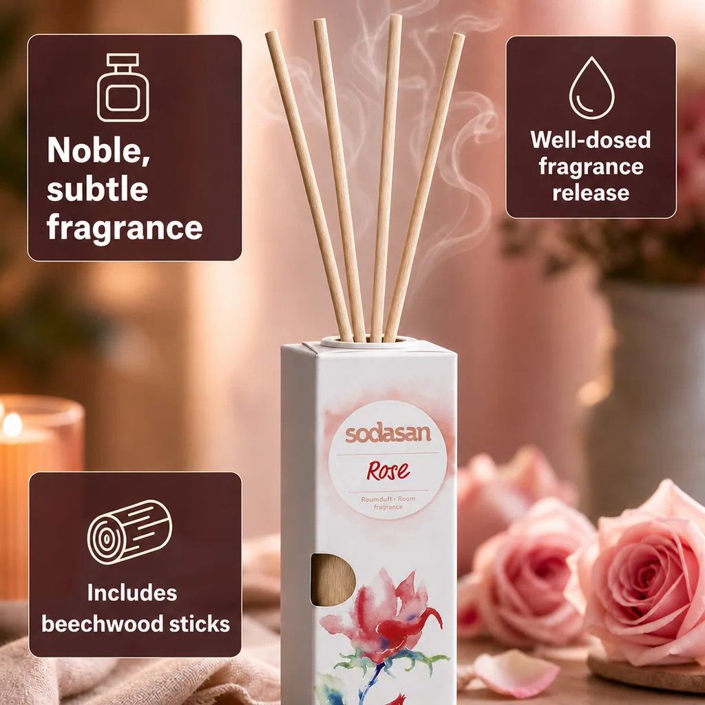 Room Freshener, Rose Air Freshener, 200ml Room Spray