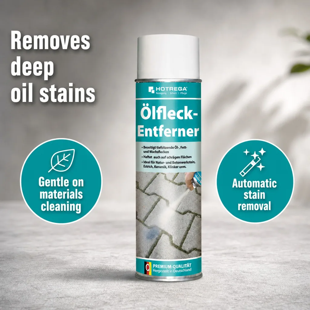 Oil stain remover, Oil stain remover spray, 500 ml spraydose, oil stain cleaner