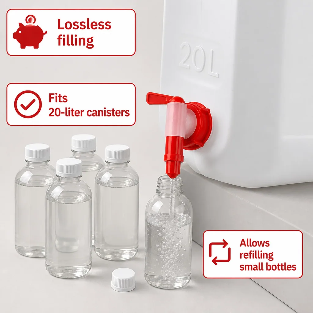 Dispensing Tap for 20 Liter Container, Spigot for Liquid Container