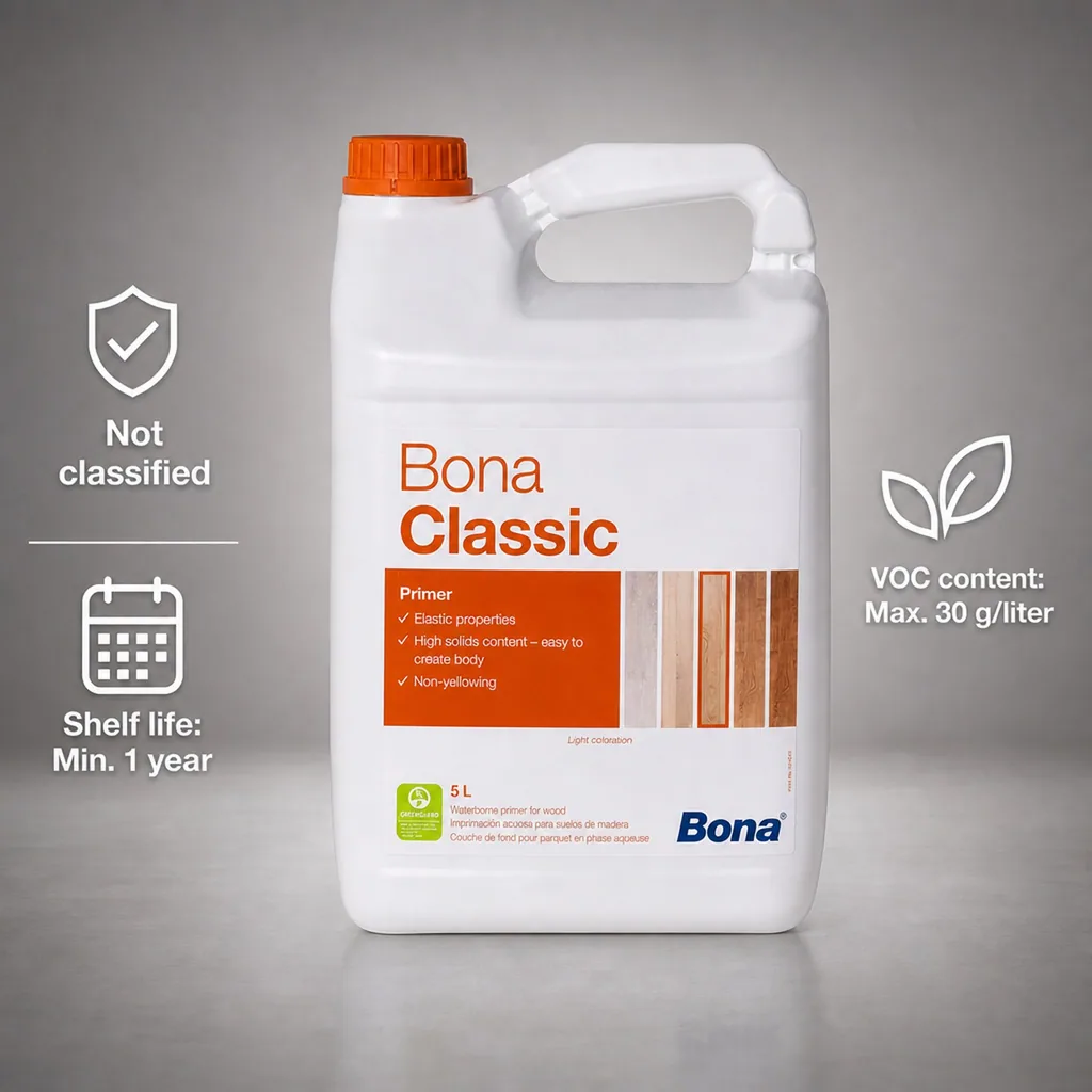 Wood Floor Primer, 5 Liter, Floor Base Coat