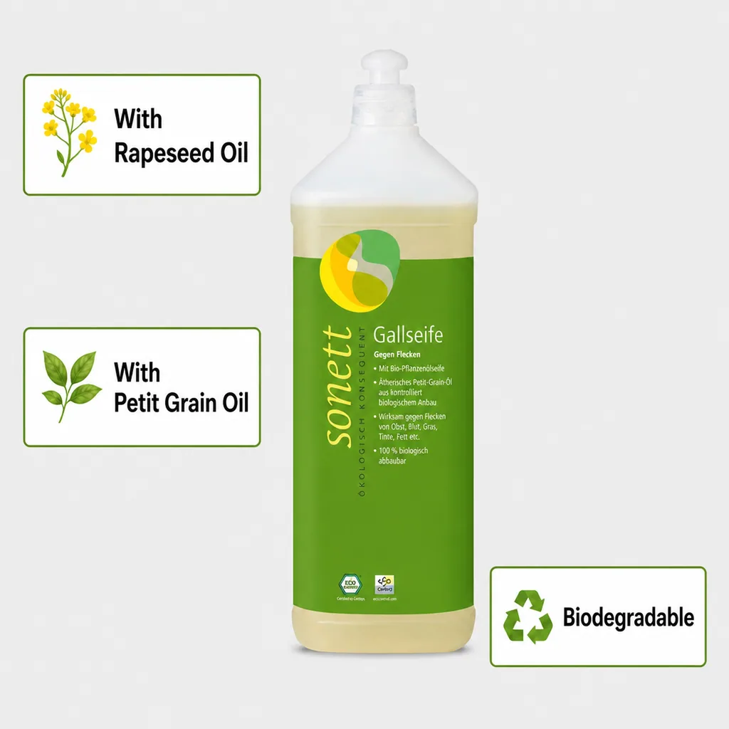 Laundry Stain Remover, Stain Remover Liquid, 1 Liter, Natural Stain Remover
