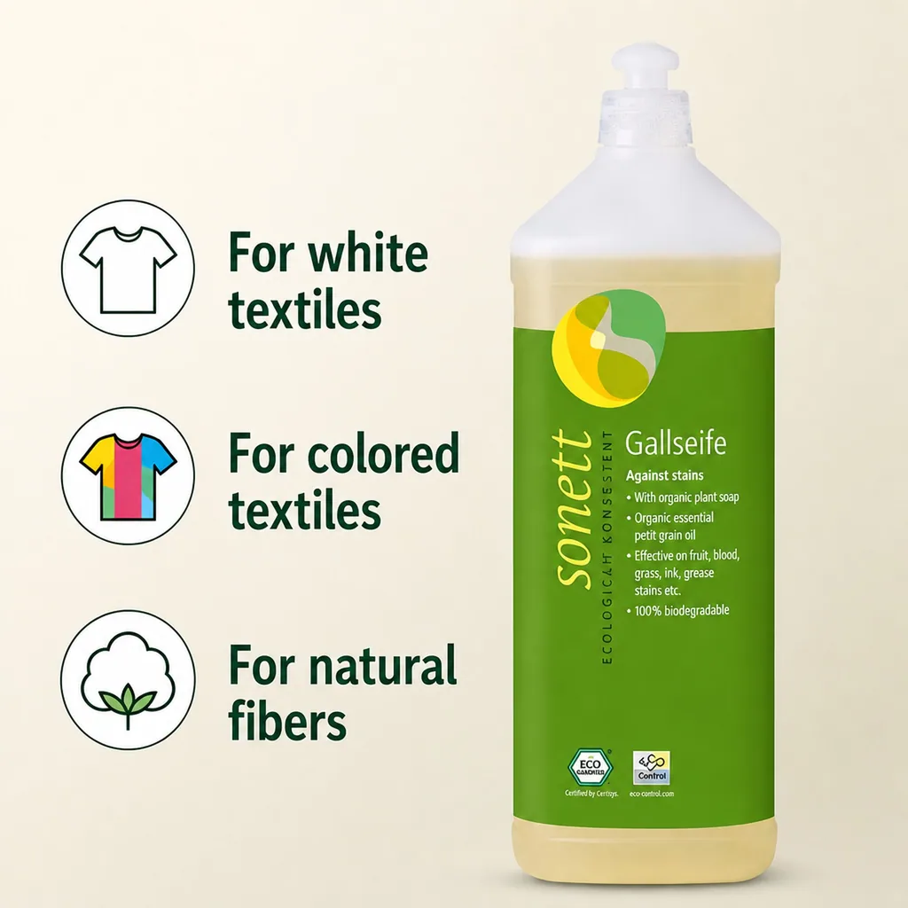 Laundry Stain Remover, Stain Remover Liquid, 1 Liter, Natural Stain Remover