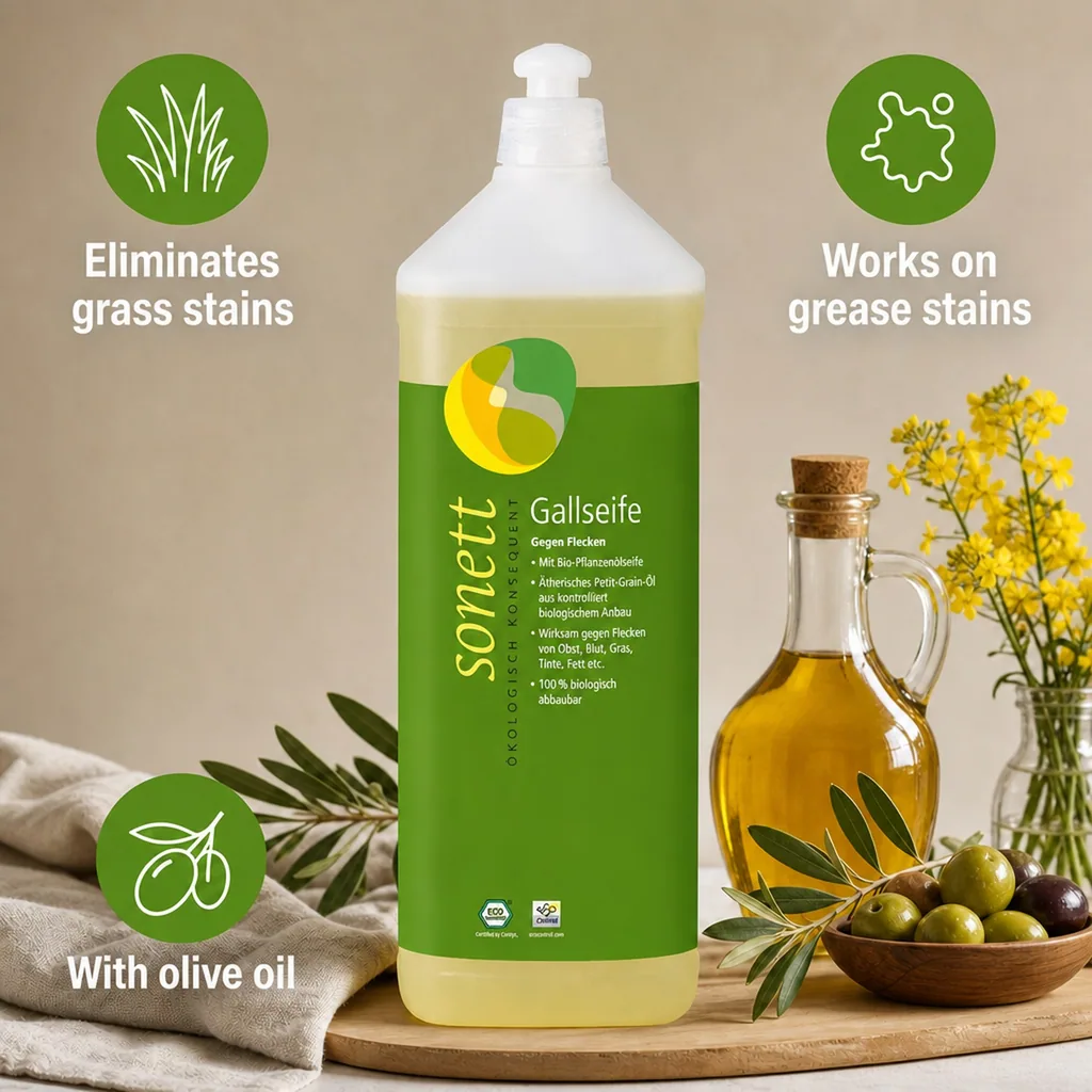 Laundry Stain Remover, Stain Remover Liquid, 1 Liter, Natural Stain Remover