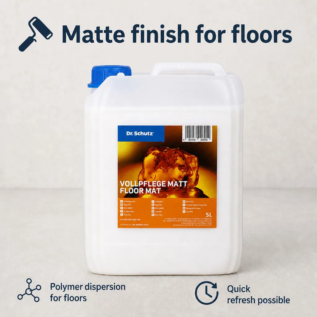 Matte Floor Cleaner, 5 Liter, matte floor care, for 100m²