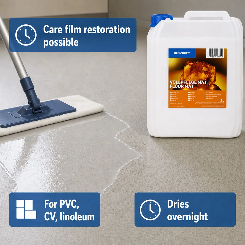 Matte Floor Cleaner, 5 Liter, matte floor care, for 100m²
