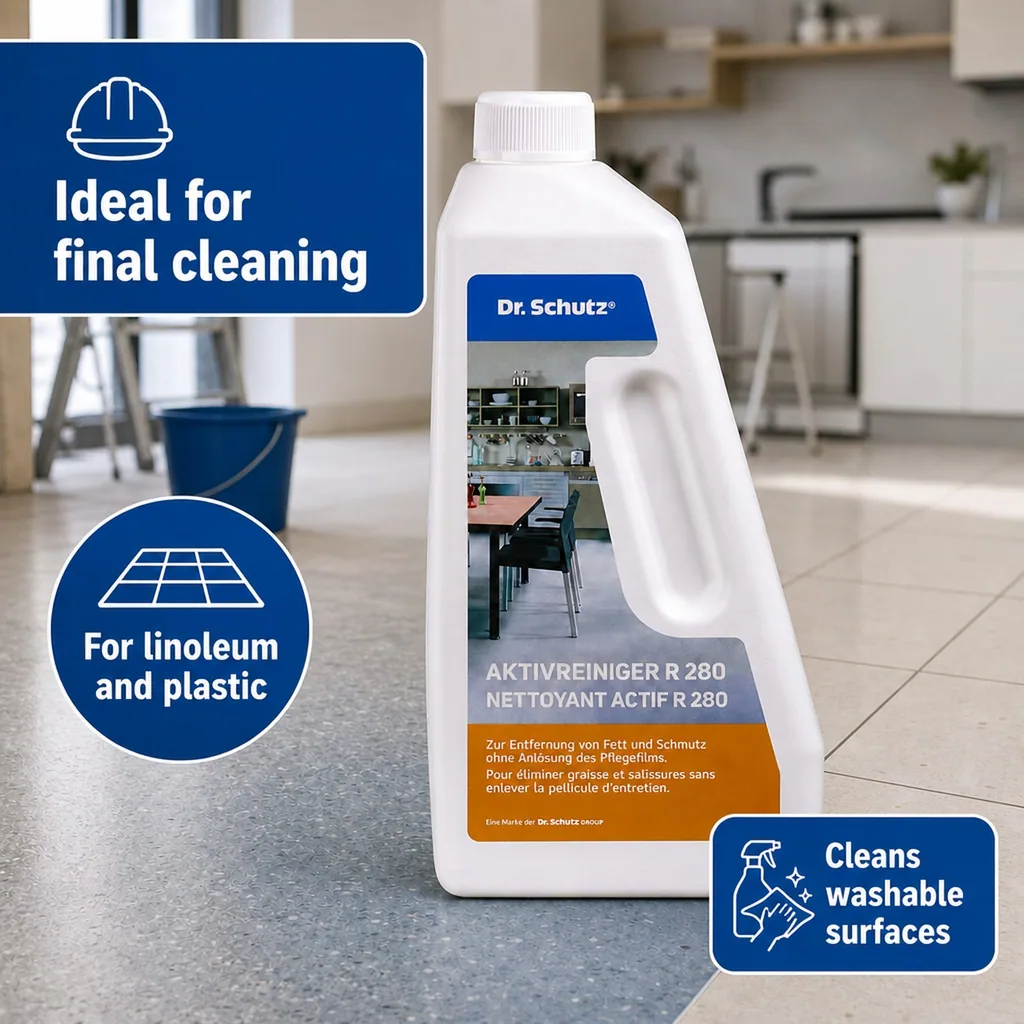 Floor Cleaner, Floor Cleaning Solution, Multi-Surface Floor Cleaner, 750ml for 37,5m²