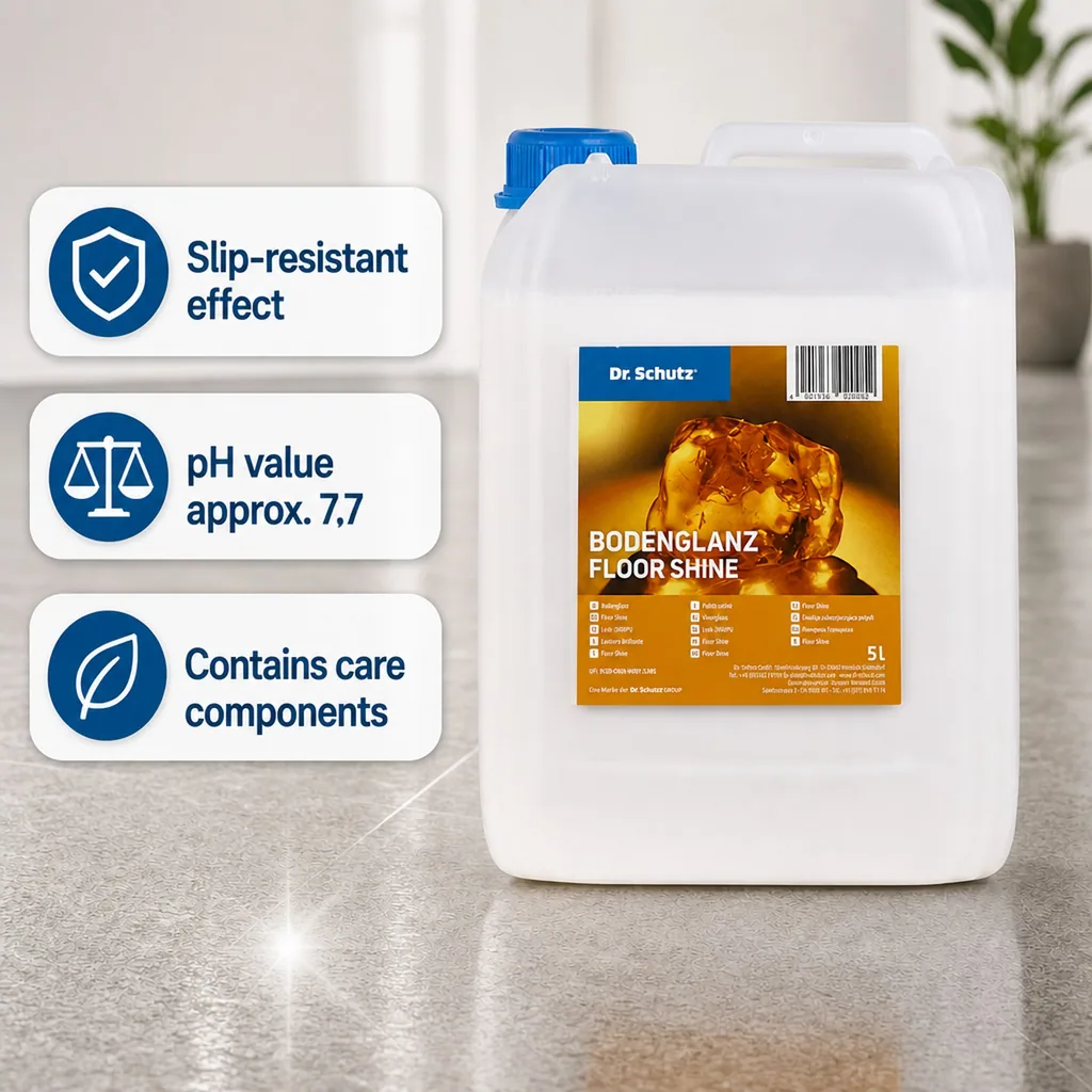 Floor cleaner 5 Liter, floor polish, floor finish
