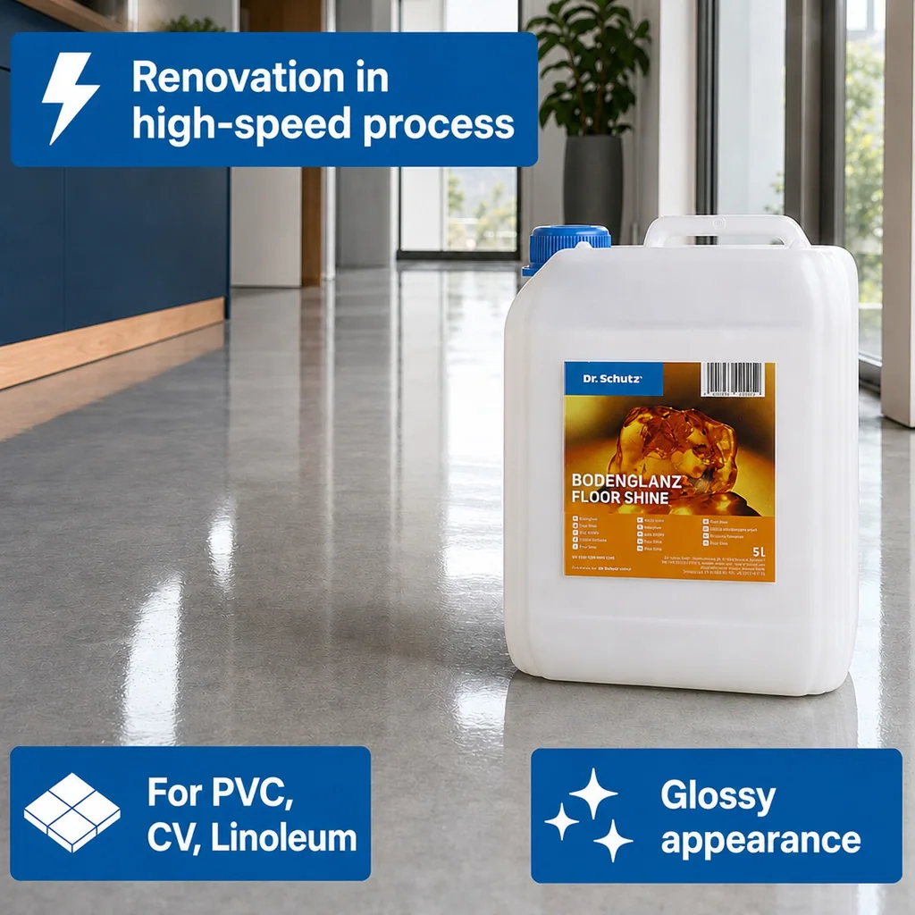 Floor cleaner 5 Liter, floor polish, floor finish