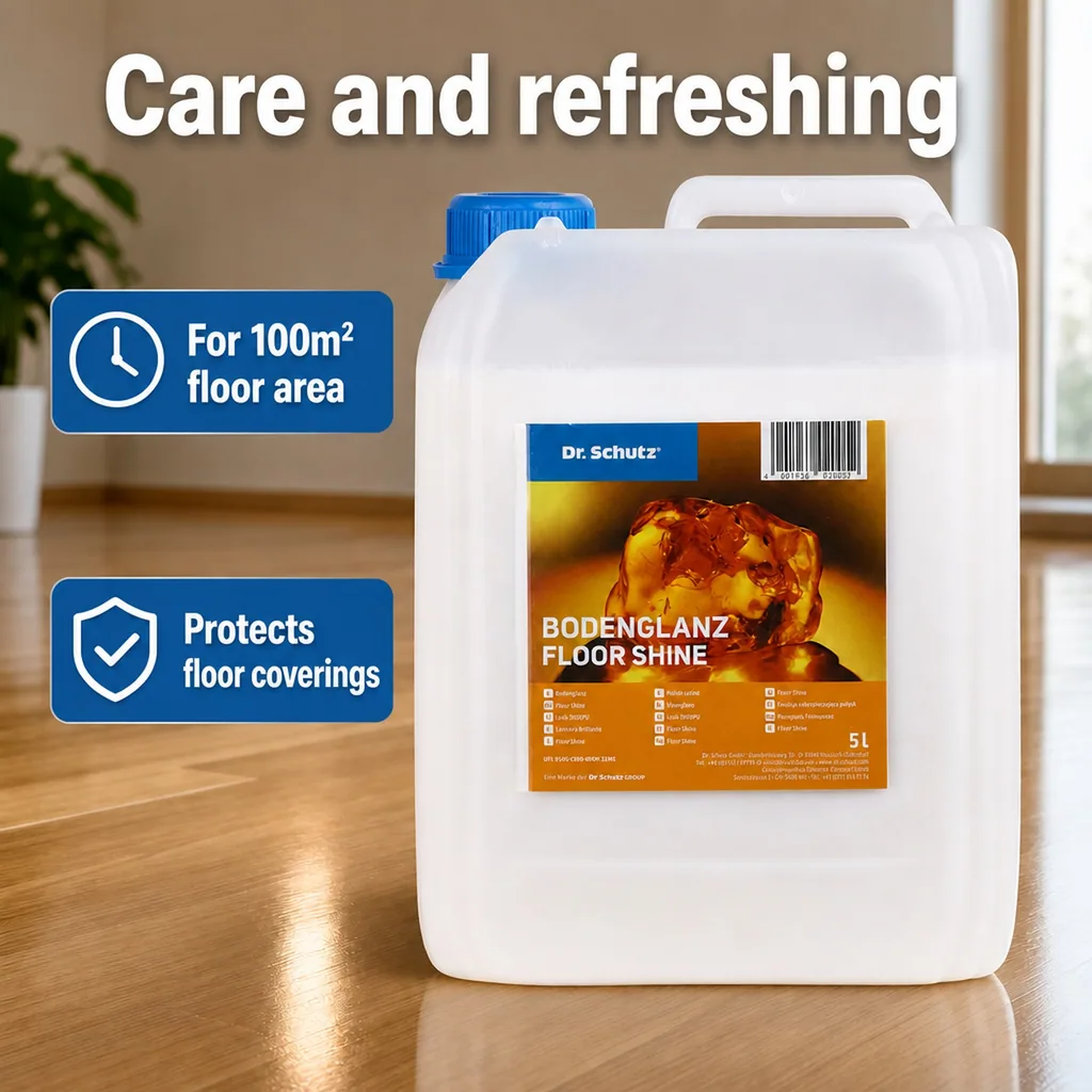 Floor cleaner 5 Liter, floor polish, floor finish