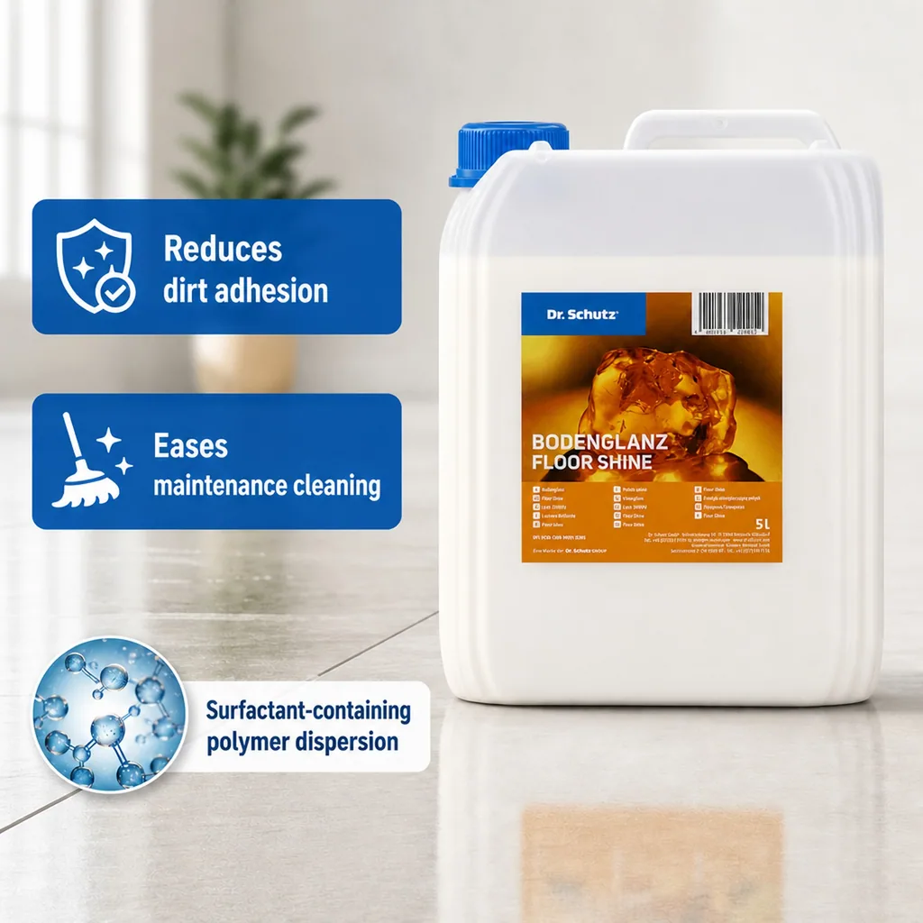 Floor cleaner 5 Liter, floor polish, floor finish