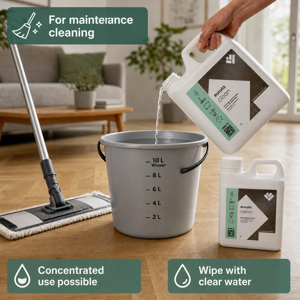 Floor cleaner concentrate 1 Liter, Wood floor cleaner concentrate, Hardwood cleaner concentrate