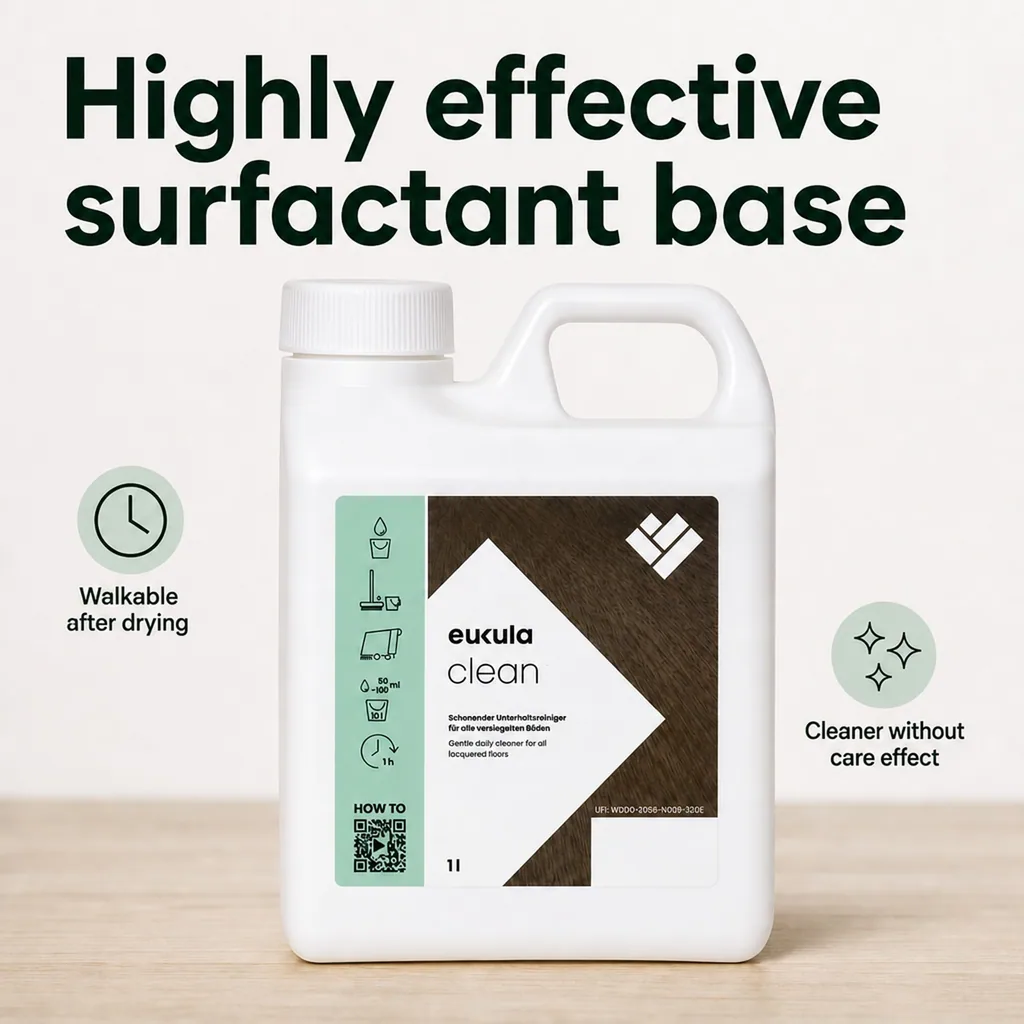 Floor cleaner concentrate 1 Liter, Wood floor cleaner concentrate, Hardwood cleaner concentrate