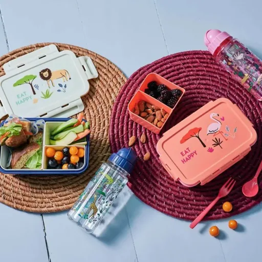 Rice bread tin Groß Flamingo