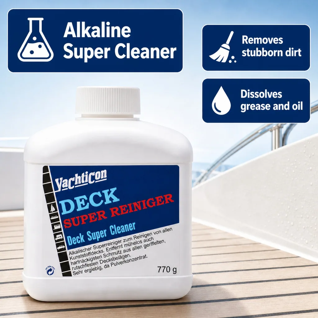 Deck Cleaner, Super Reiniger 770 g, Marine Deck Cleaner, Non Slip Deck Cleaner