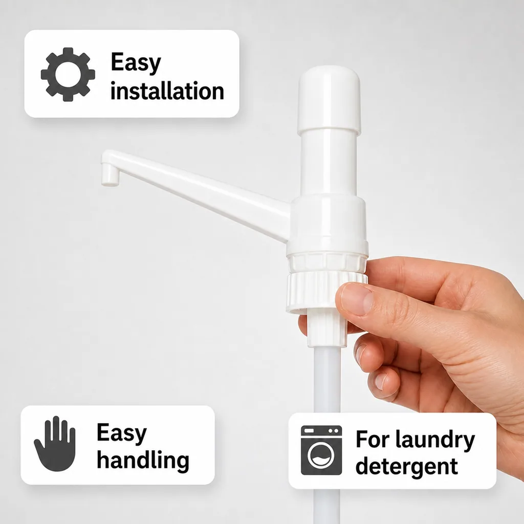 Dispenser pump for containers, Pump for 10 liter container, Pump for 5 liter container