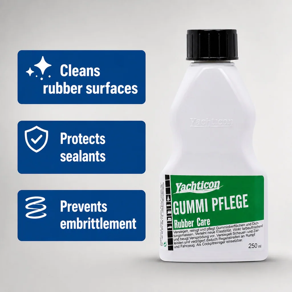 Rubber Protectant, Rubber Cleaner, Rubber Restorer, 250 ml Rubber Care