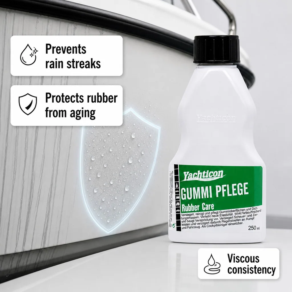 Rubber Protectant, Rubber Cleaner, Rubber Restorer, 250 ml Rubber Care