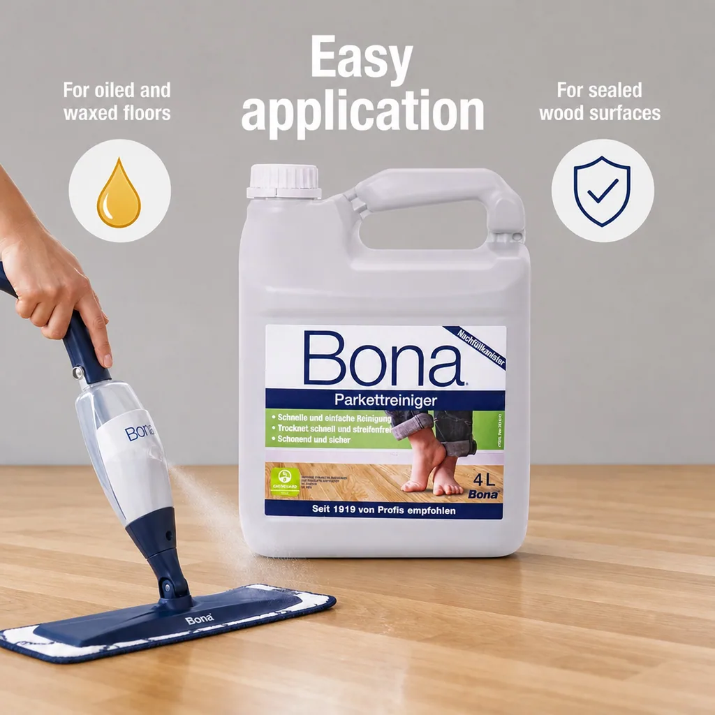 Hardwood Floor Cleaner 4 Liter Refill, Wood Floor Cleaner, Parquet Floor Cleaner
