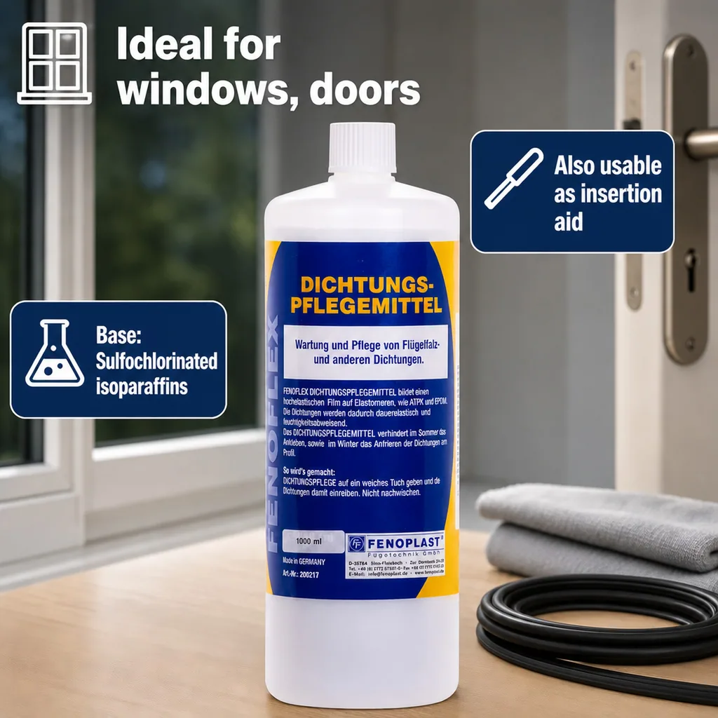 Rubber Seal Lubricant, Weather Stripping Lubricant, Seal Lubricant, 1000 ml