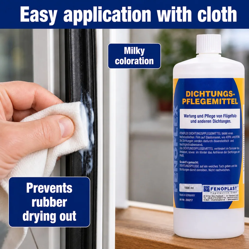 Rubber Seal Lubricant, Weather Stripping Lubricant, Seal Lubricant, 1000 ml