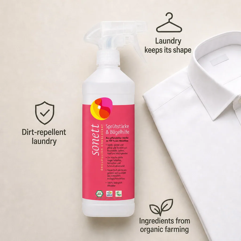 Ironing Spray, Starch Spray, Laundry Starch Spray, 500ml