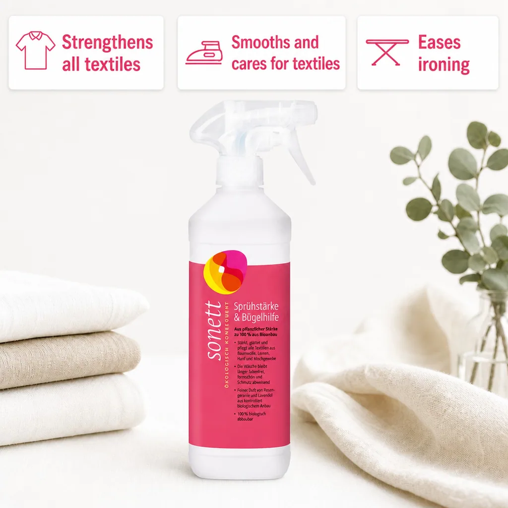 Ironing Spray, Starch Spray, Laundry Starch Spray, 500ml