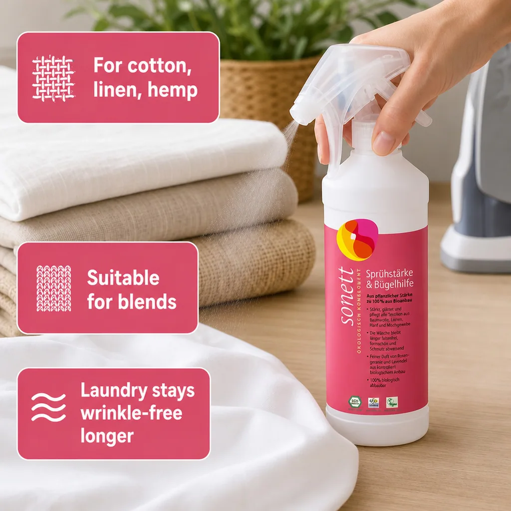 Ironing Spray, Starch Spray, Laundry Starch Spray, 500ml