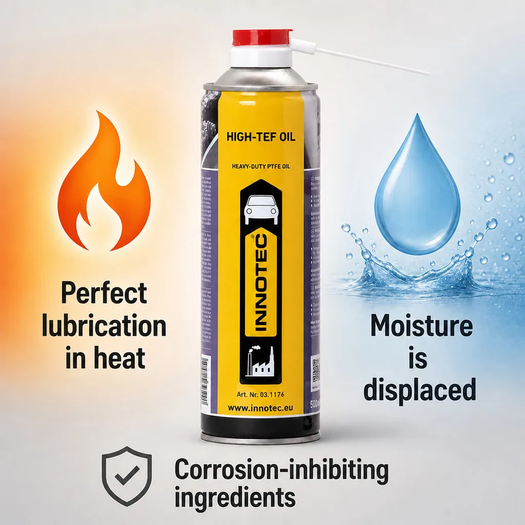 Lubricant, High-Tef Oil 500ml, PTFE lubricant, penetrating oil, corrosion protection