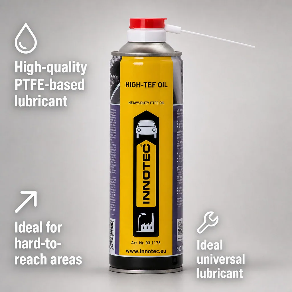 Lubricant, High-Tef Oil 500ml, PTFE lubricant, penetrating oil, corrosion protection