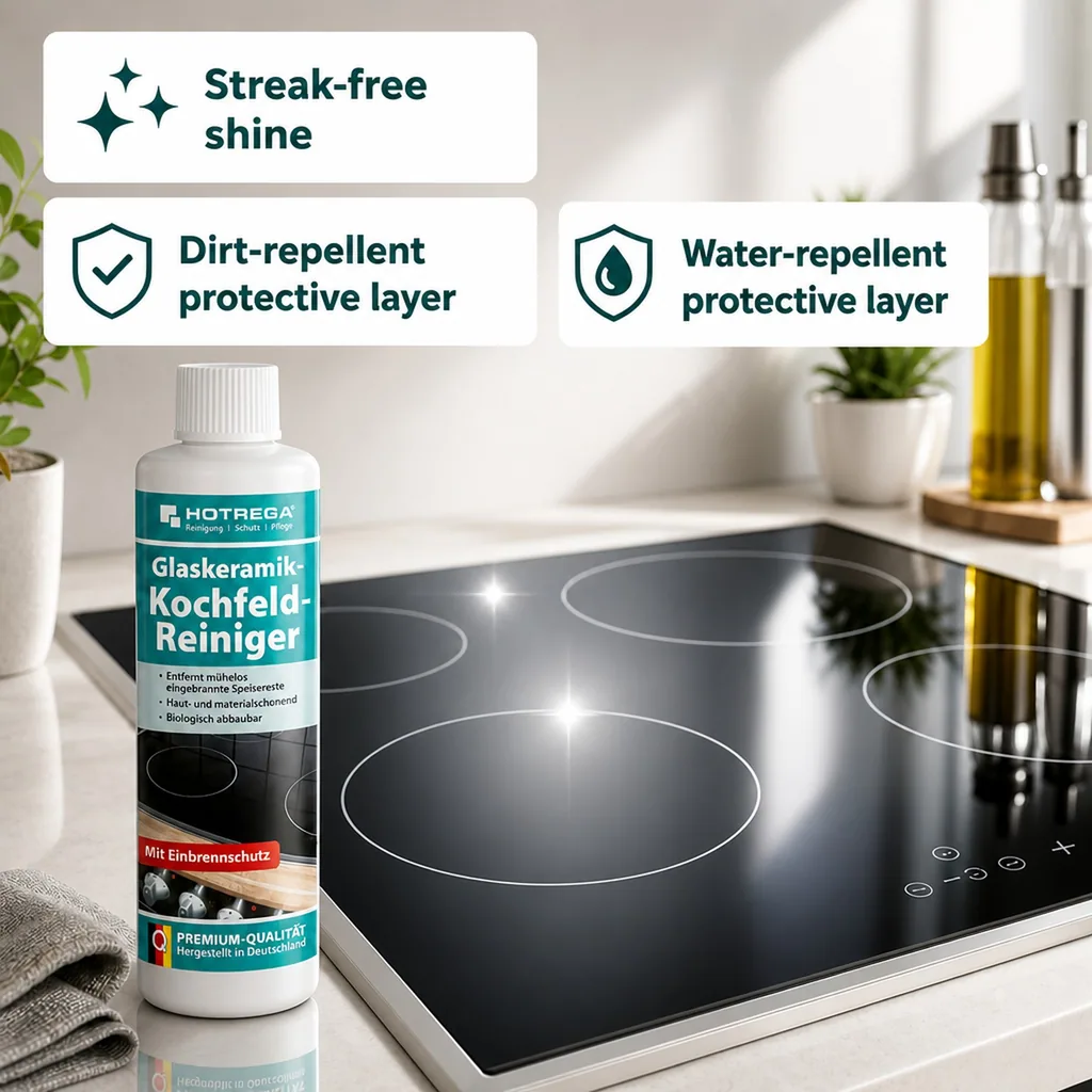 Cooktop Cleaner, Glass Ceramic Cooktop Cleaner 250 ml, Stove Top Cleaner