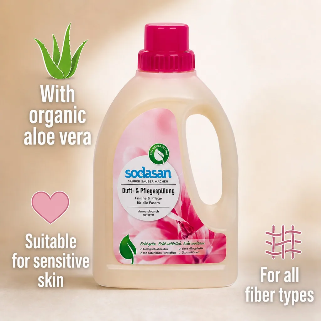 Fabric Softener, Laundry Softener, Natural, 750ml Magnolia Scent