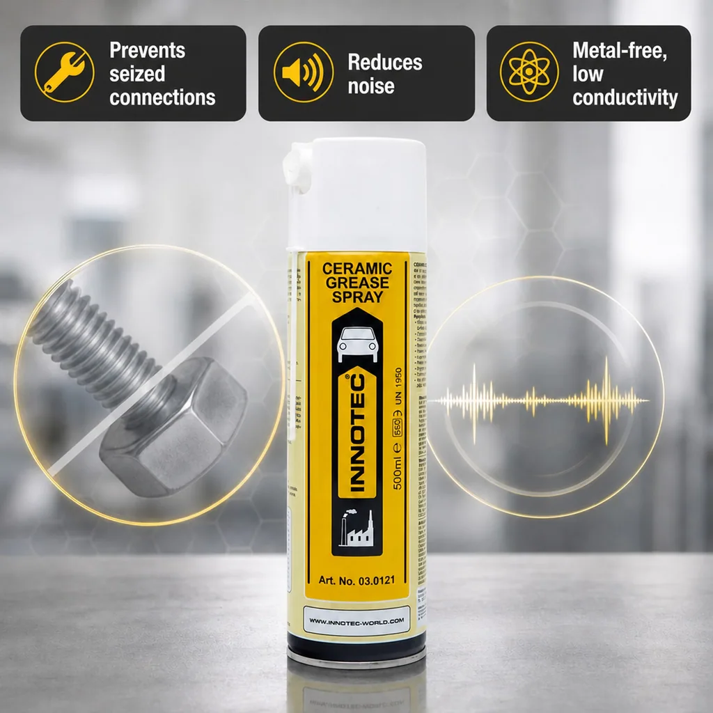 Ceramic Grease Spray 500 ml, Grease Spray, High Temperature Grease