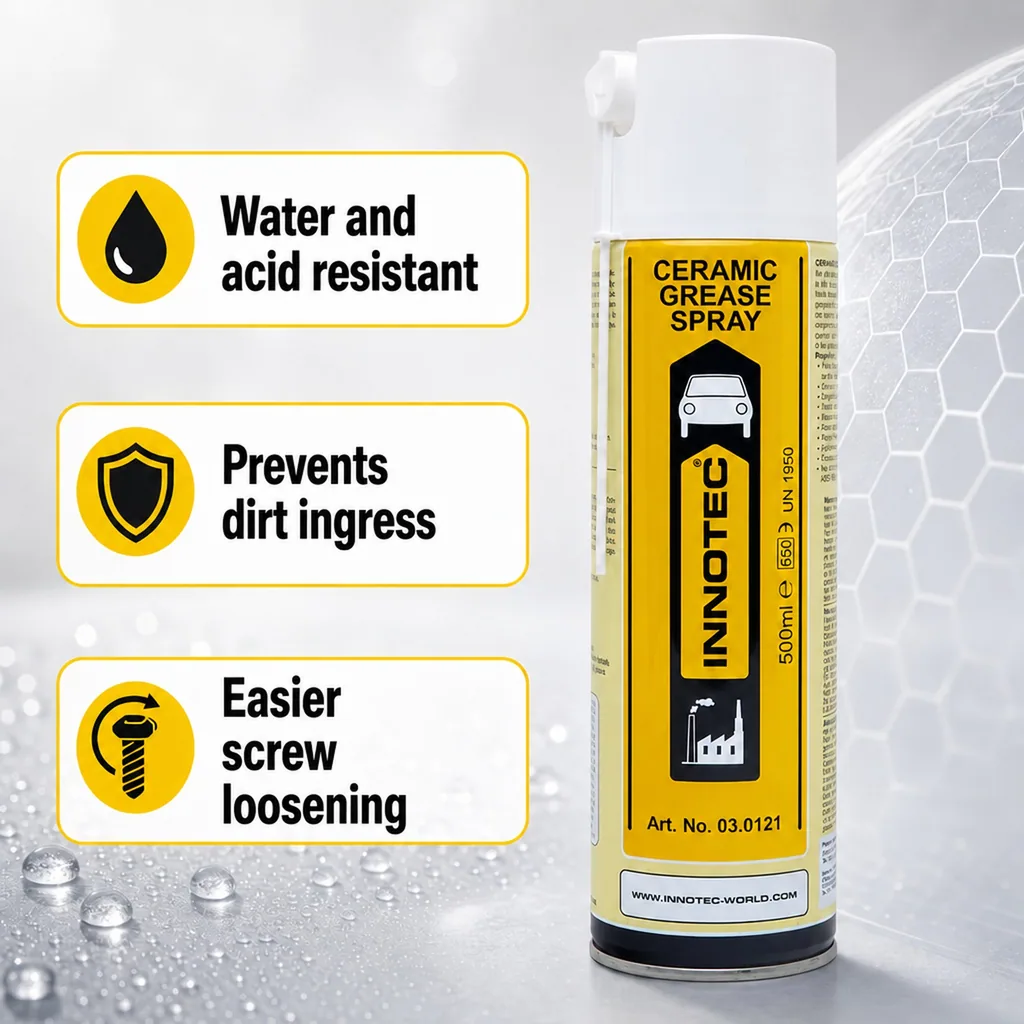 Ceramic Grease Spray 500 ml, Grease Spray, High Temperature Grease
