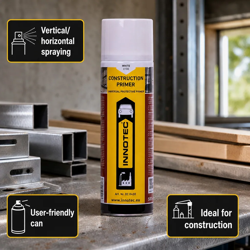 Construction Primer 500ml, White Primer
