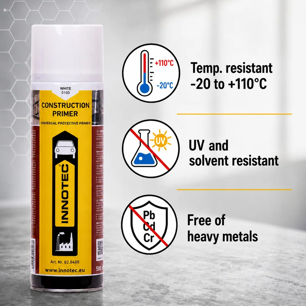 Construction Primer 500ml, White Primer