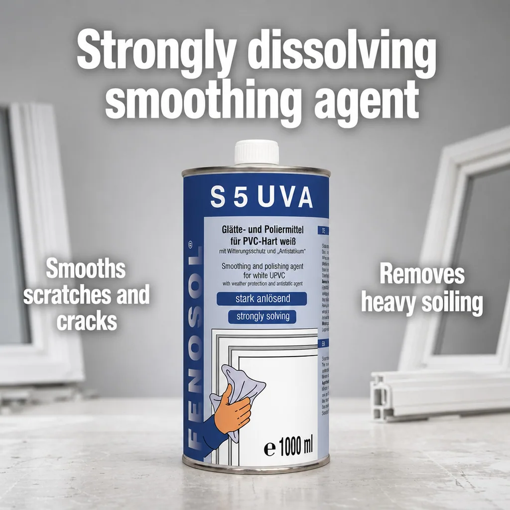 UVA Cleaner 1 Liter, Strong Adhesive Remover, PVC Cleaner