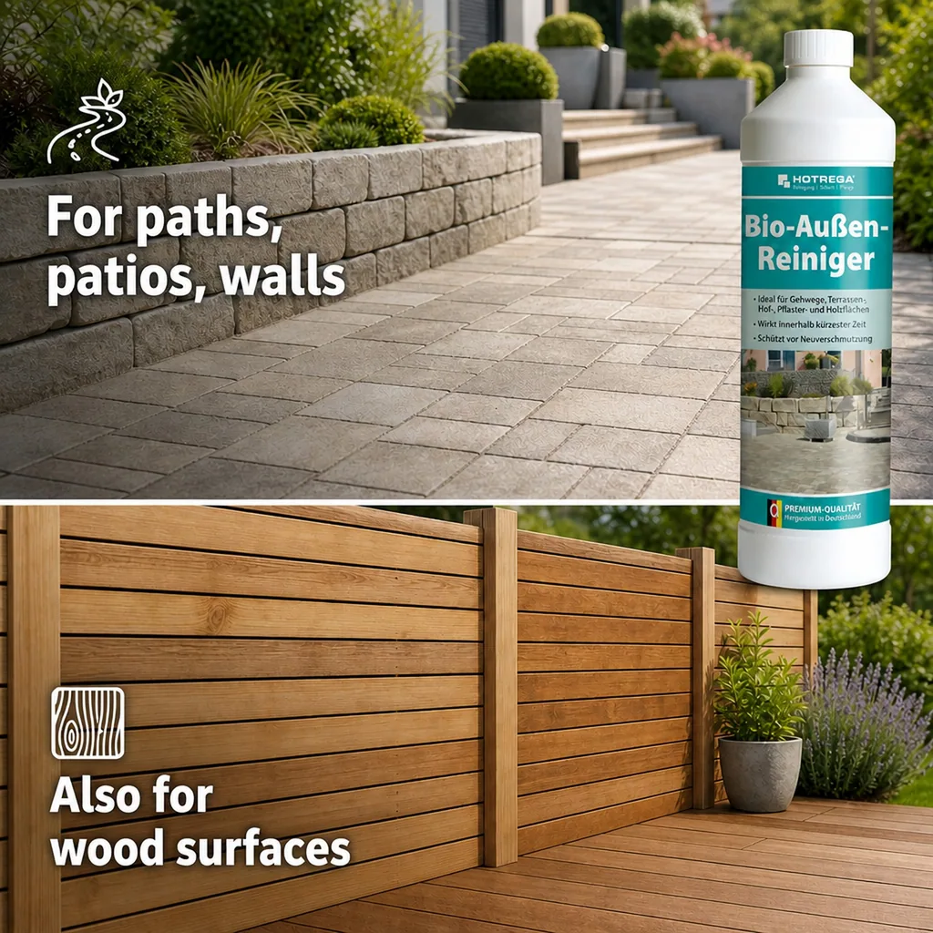 Exterior Cleaner Concentrate 1 Liter, Outdoor Cleaner Concentrate, Bio Exterior Cleaner