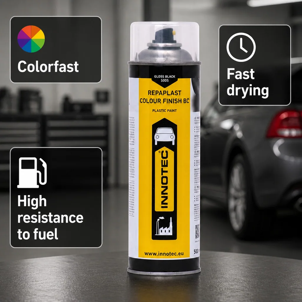Black gloss paint, 500ml black gloss finish