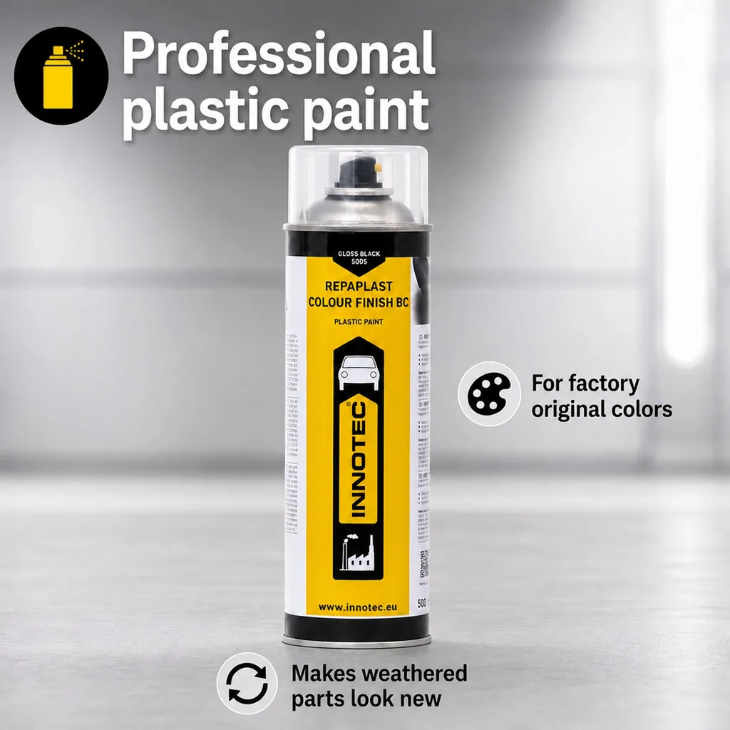 Black gloss paint, 500ml black gloss finish