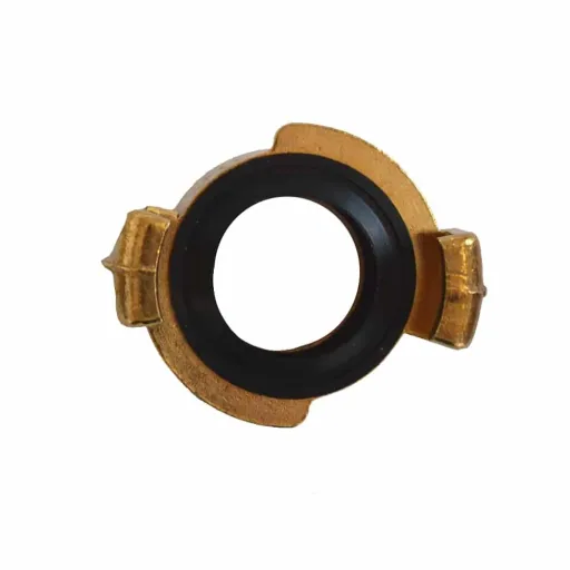 1 Inch Brass Suction Hose Coupling with Lock Nut - Secure Water Pump Connector