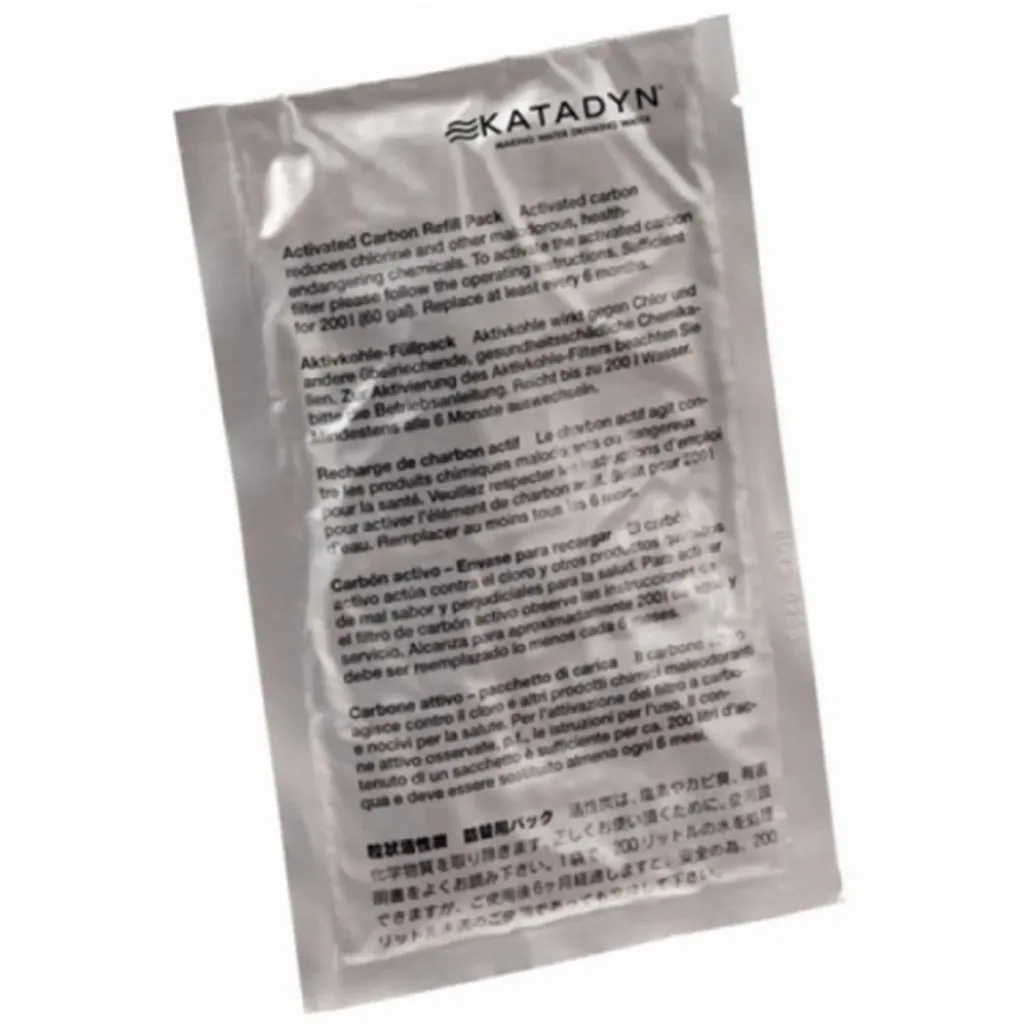 Water Filter Carbon Refill, Activated Carbon Filter, 2 pack
