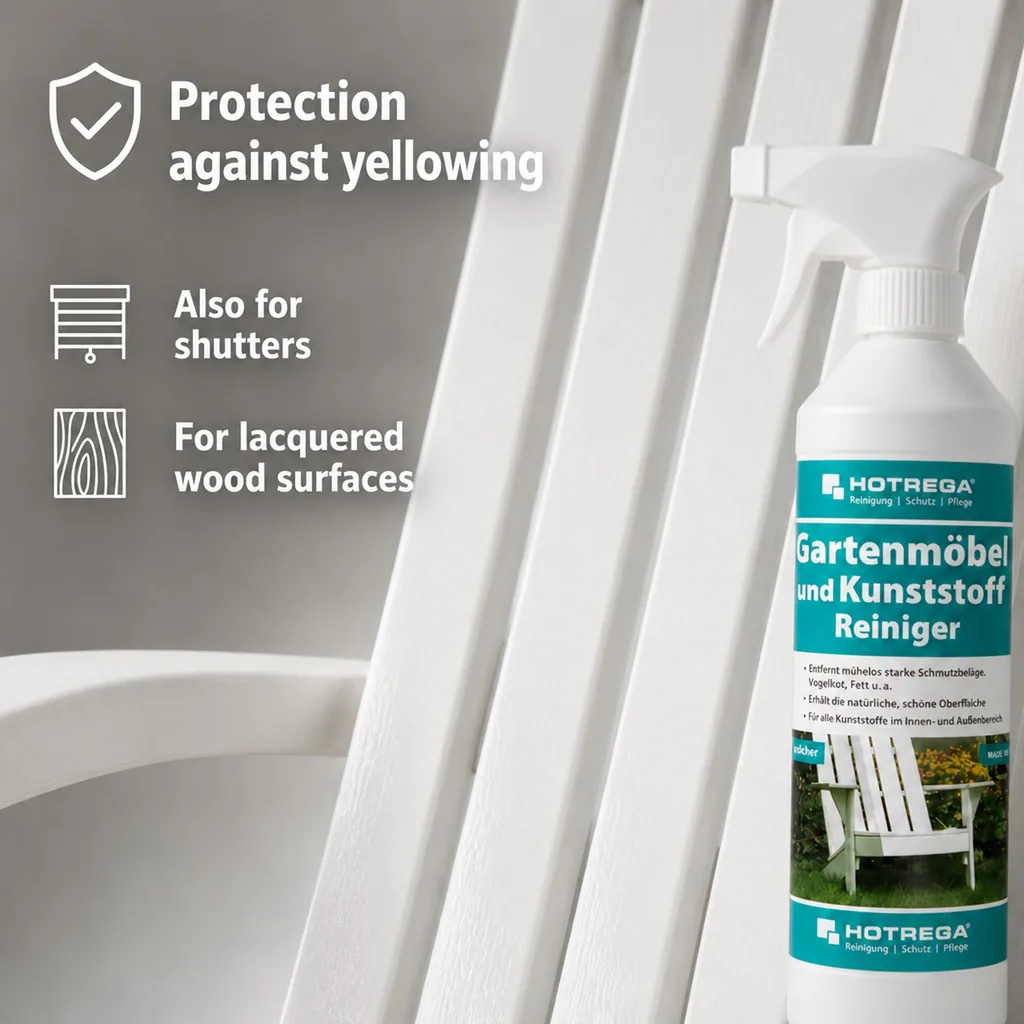 Outdoor furniture cleaner, plastic furniture cleaner, garden furniture cleaner, furniture cleaner spray, 500 ml spray bottle