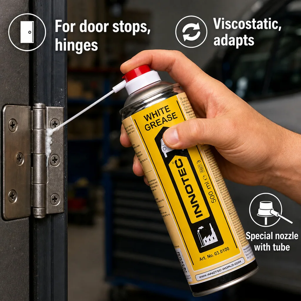 White Grease 500 ml, Spray Grease, Lubricant Spray