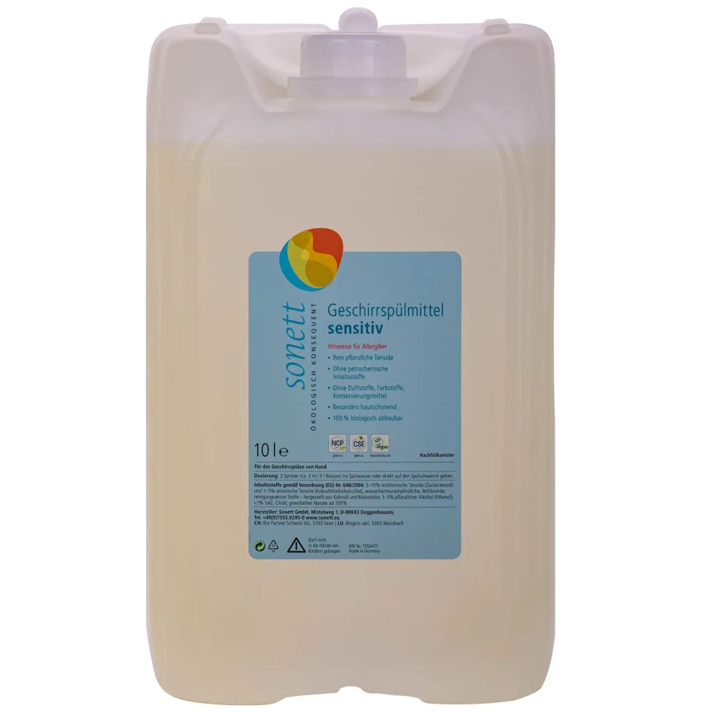 Dish Soap Sensitive, SONETT Geschirrspülmittel, Various Sizes