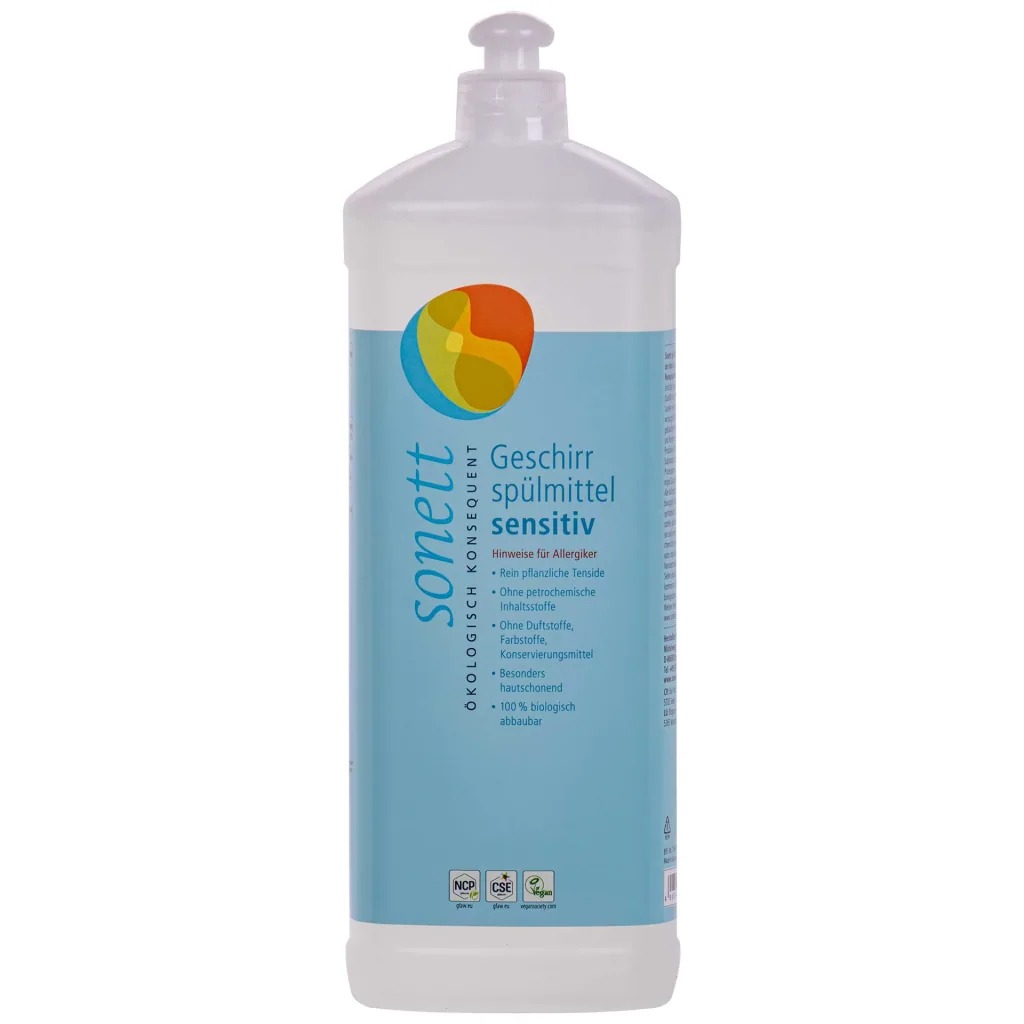 Dish Soap Sensitive, SONETT Geschirrspülmittel, Various Sizes