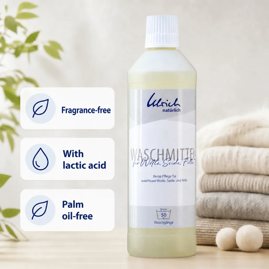 Wool Detergent 500 ml, Silk Detergent, Delicate Detergent, Lanolin
