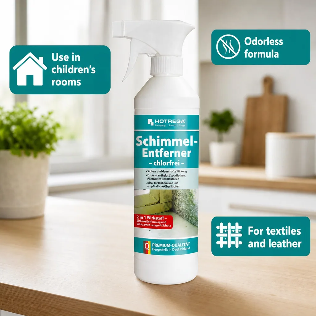 Mold Remover, Mildew Remover, Mold Spray, 500ml chlorine free