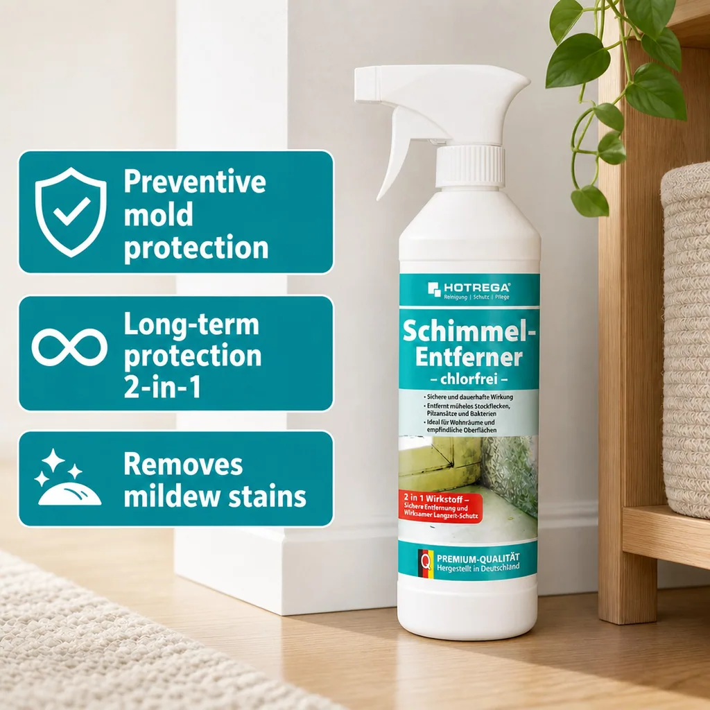 Mold Remover, Mildew Remover, Mold Spray, 500ml chlorine free