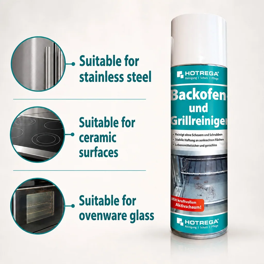 Oven cleaner 300 ml spray, Grill cleaner