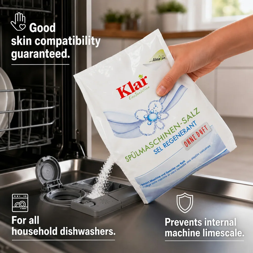 Dishwasher Salt 2kg, Dishwashing Salt, Dishwasher Salt Bag